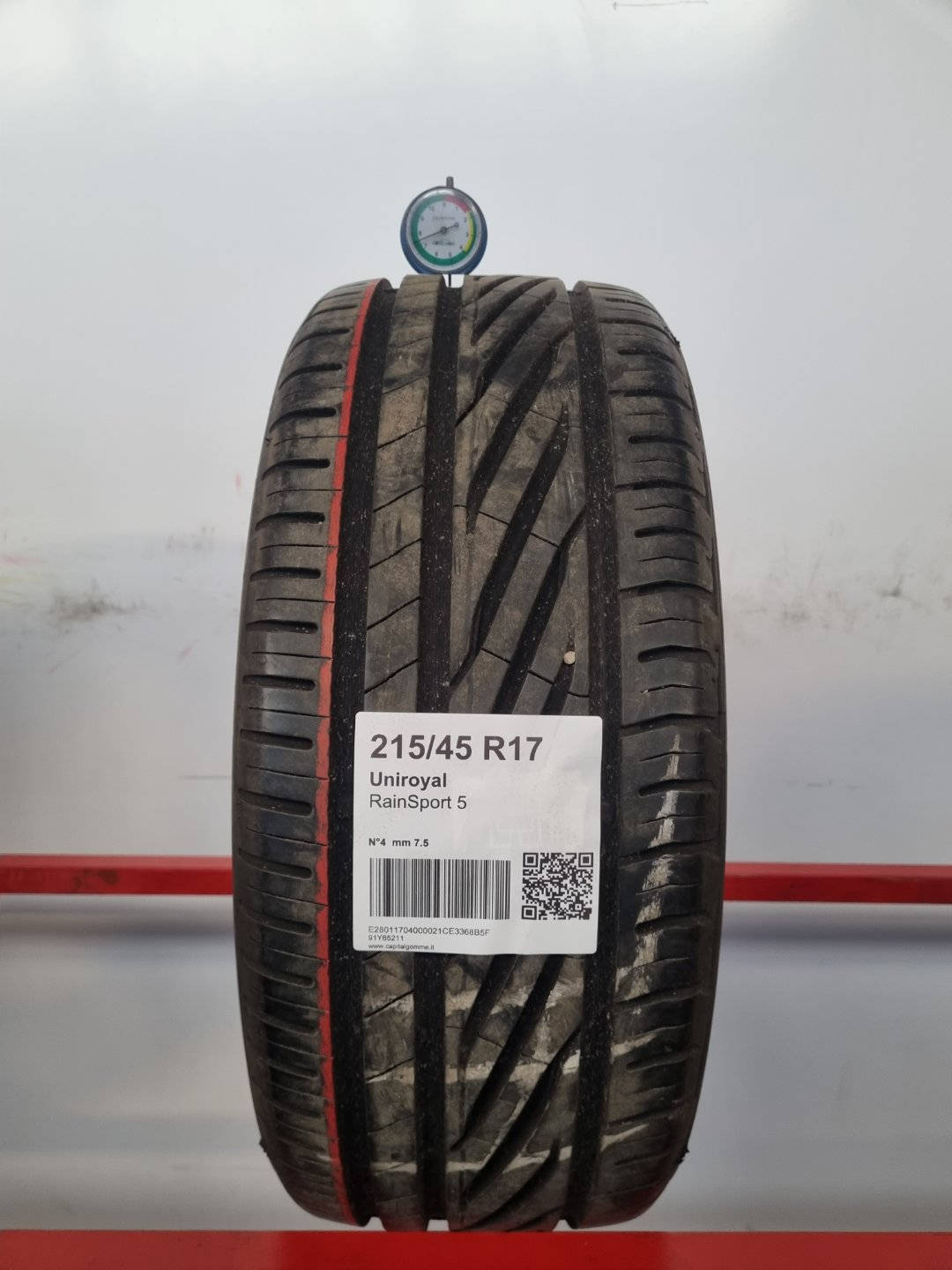 Gomma usata Uniroyal RainSport 5 215/45 R17 Estiva - Capital Gomme