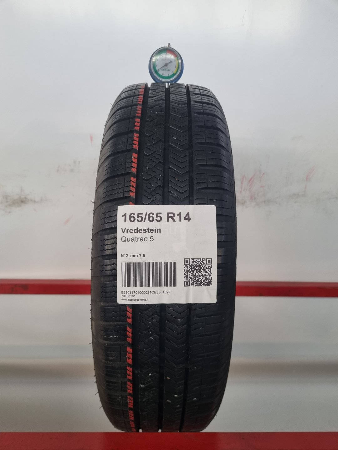 Gomma usata Vredestein Quatrac 5 165/65 R14 Quattro Stagioni - Capital Gomme