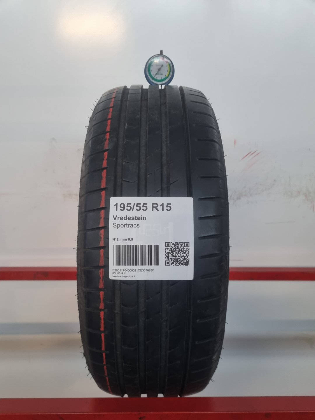 Gomma usata Vredestein Sportracs 195/55 R15 Estiva - Capital Gomme