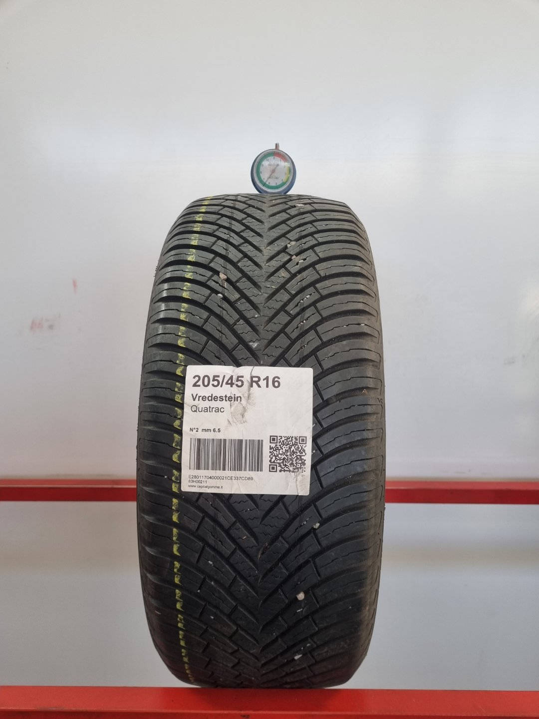Gomma usata Vredestein Quatrac 205/45 R16 Quattro Stagioni - Capital Gomme