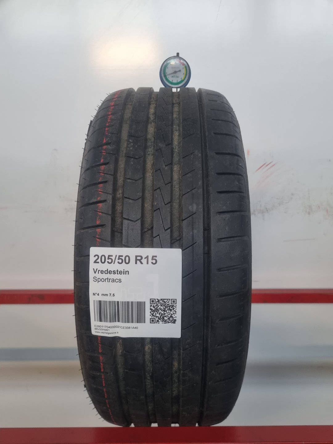 Gomma usata Vredestein Sportracs 205/50 R15 Estiva - Capital Gomme