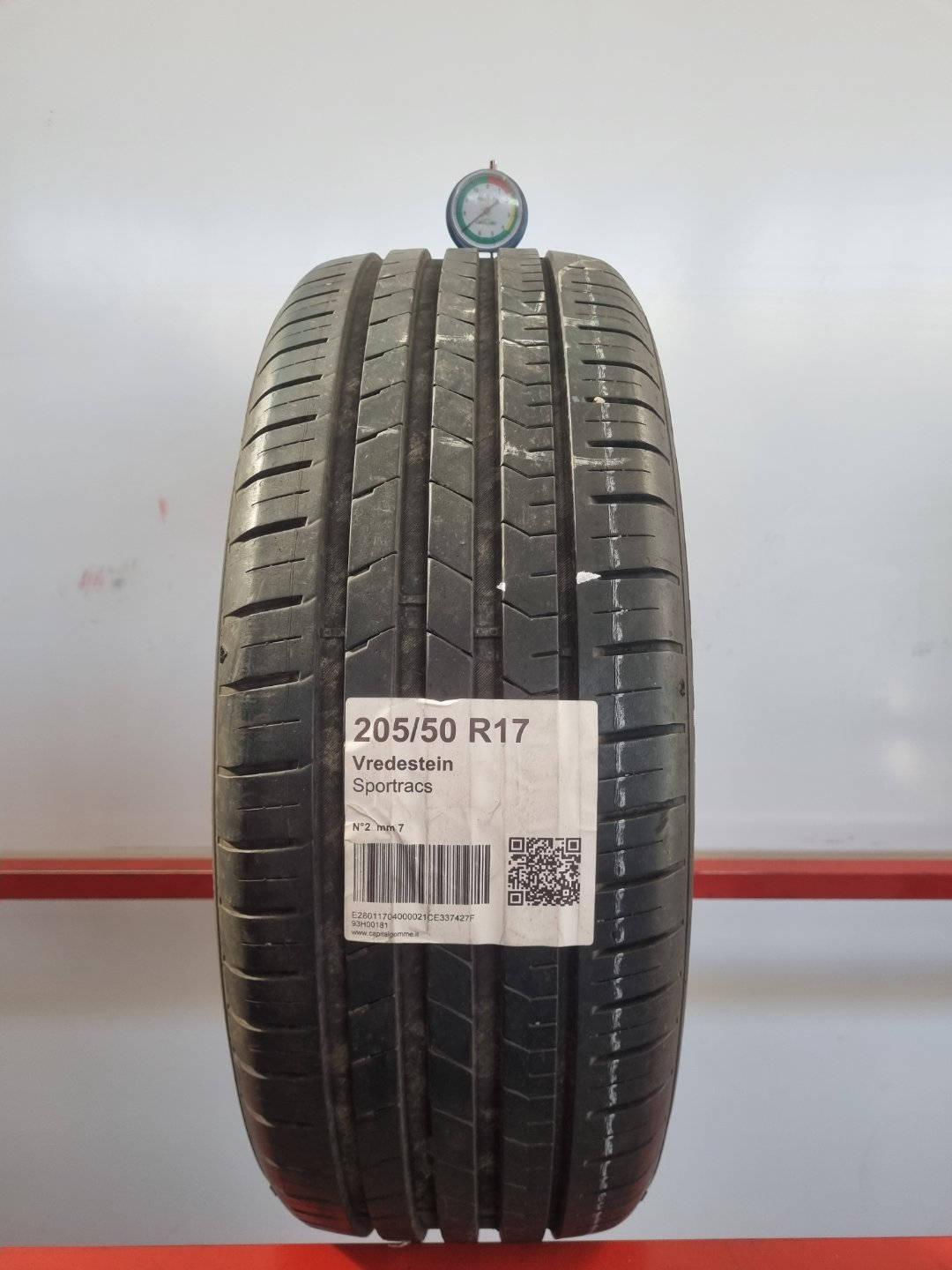 Gomma usata Vredestein Sportracs 205/50 R17 Estiva - Capital Gomme