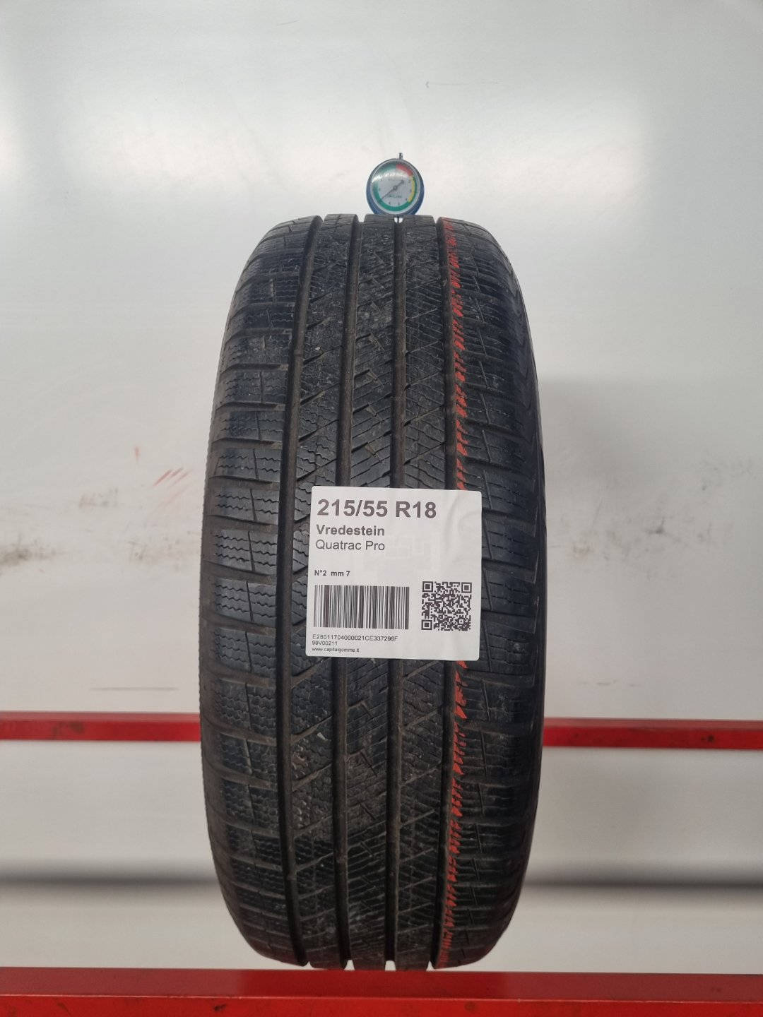 Gomma usata Vredestein Quatrac Pro 215/55 R18 Quattro Stagioni - Capital Gomme