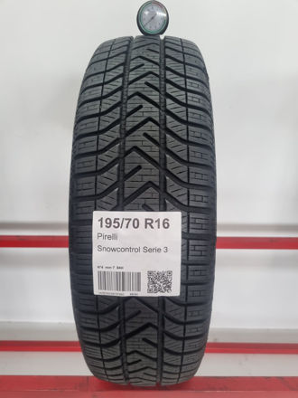 Gomma usata Pirelli Snowcontrol Serie 3 195/70 R16 Invernale