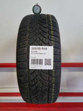 Gomma usata Dunlop SP WinterSport 4D 205/55 R16 Invernale