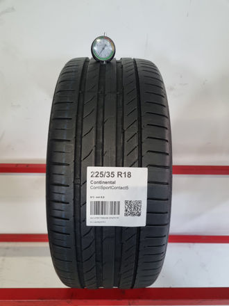 Gomma usata Continental ContiSportContact5 225/35 R18 Estiva