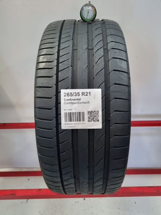 Gomma usata Continental ContiSportContact5 265/35 R21 Estiva