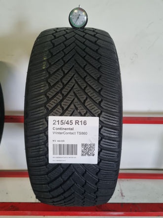 Gomma usata Continental WinterContact TS860 215/45 R16 Invernale