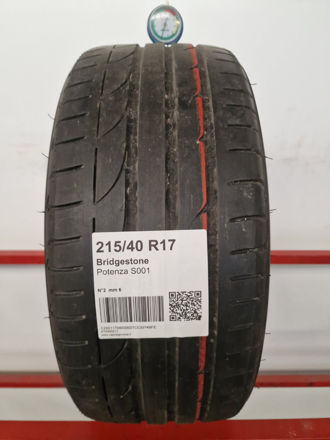 Gomma usata Bridgestone Potenza S001 215/40 R17 Estiva