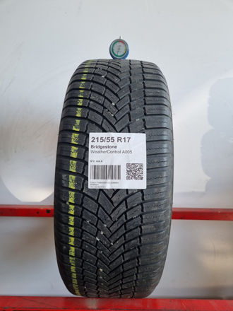 Gomma usata Bridgestone WeatherControl A005 215/55 R17 Quattro Stagioni