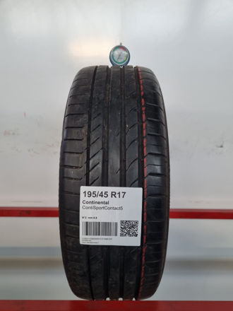 Gomma usata Continental ContiSportContact5 195/45 R17 Estiva