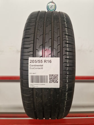 Gomma usata Continental EcoContact6 205/55 R16 Estiva