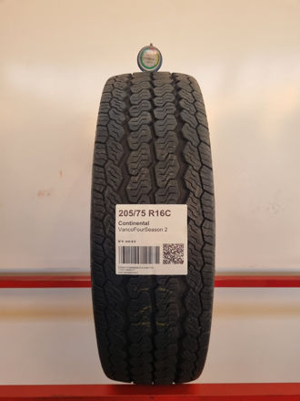 Gomma usata Continental VancoFourSeason 2 205/75 R16 Quattro Stagioni