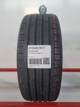 Gomma usata Continental ContiEcoContact5 215/45 R17 Estiva