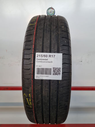 Gomma usata Continental ContiEcoContact5 215/60 R17 Estiva