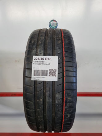 Gomma usata Continental ContiSportContact5 225/40 R18 Estiva