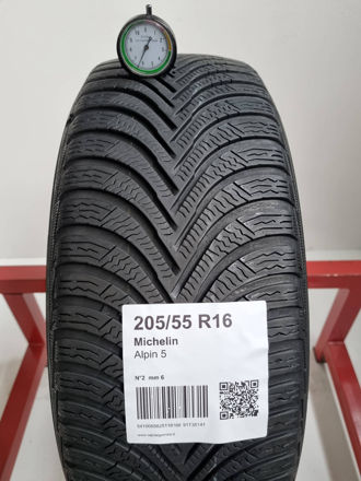 Gomma usata Michelin Alpin 5 205/55 R16 Invernale